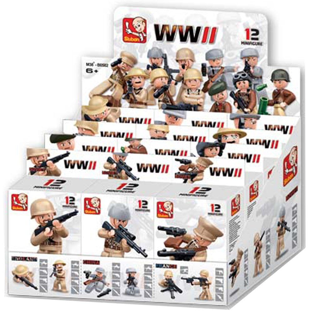 Minifigures WW2 in Box  1pc.