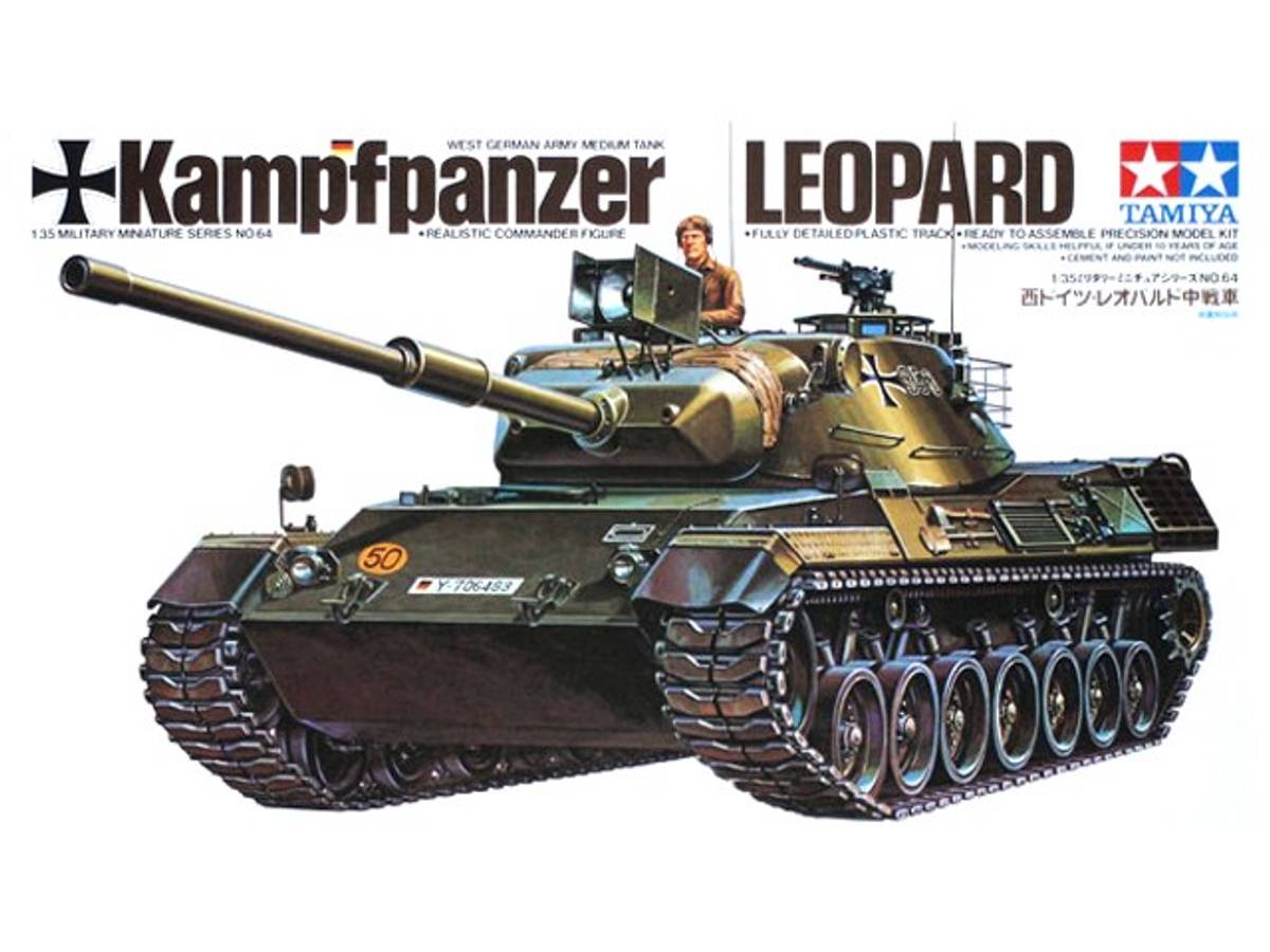 1/35 Kampfpanzer West German Leopard Medium Tank