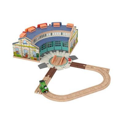 Thomas and FriendsWooden Railway Tidmouth Sheds Starter Train Set