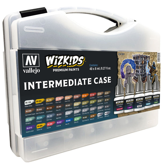 Wizkids Intermediate Case Acrylic Paint Set 40 Color Set