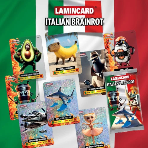 Italian Brainrot Collectible Lamincards