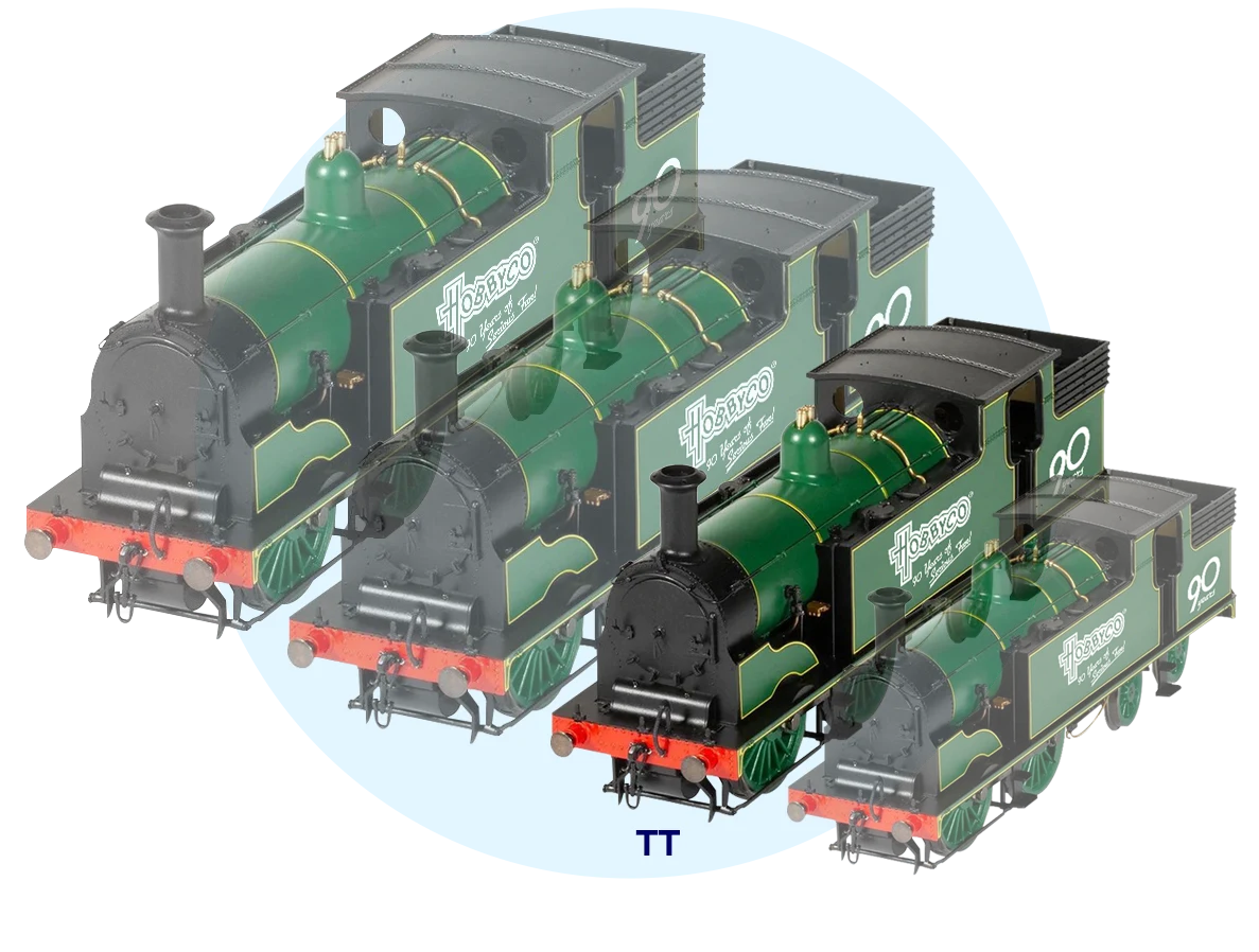 TT Scale size comparison